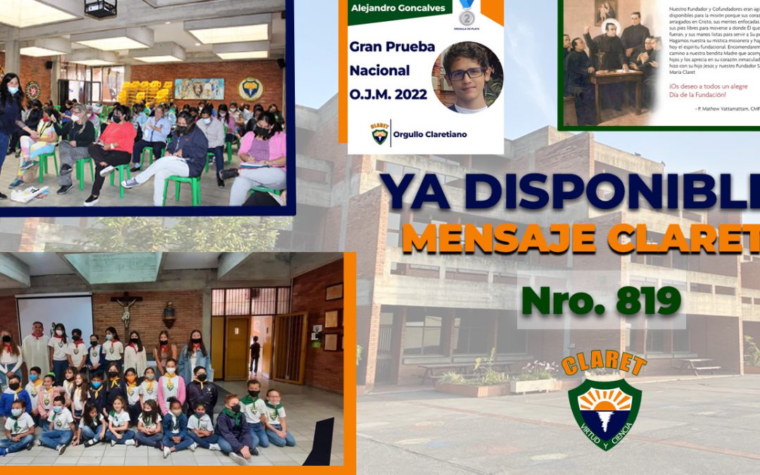 Mensaje Claret Nro. 819