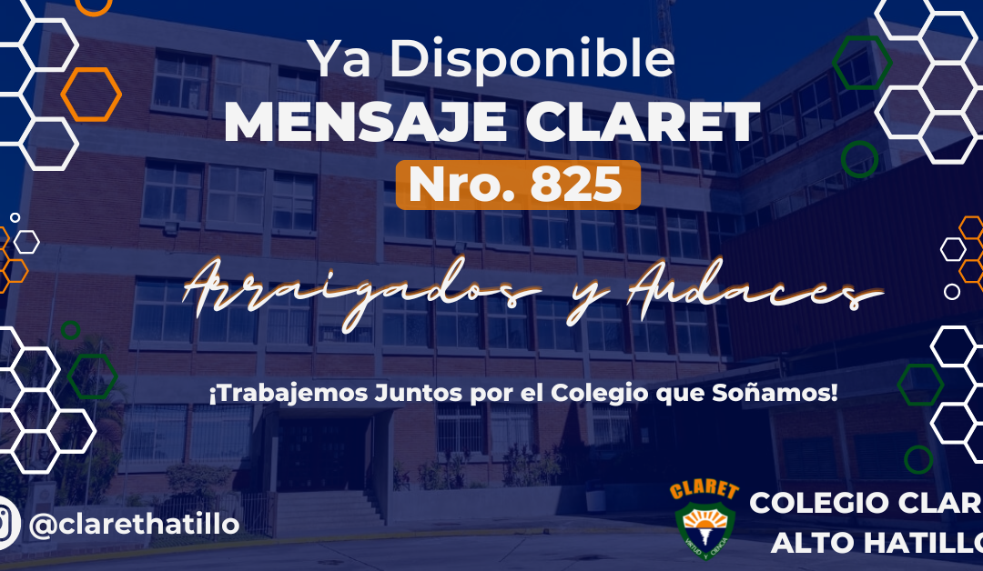 Mensaje Claret Nro. 825